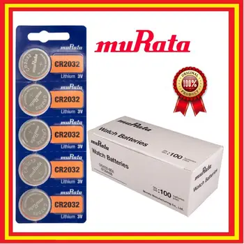 

Boton batteries Sony MURATA CR2032 original lithium battery 3V blister 5X units