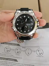 Dropshipping. Exclusivo. Reloj de los hombres relojes hombre reloj de pulsera para hombres reloj deporte impermeable reloj de pulsera doble pantalla horas marca SANDA #739