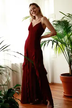 

Trendyol Button Detail Evening Dress & Prom Gown TPRSS20AE0245