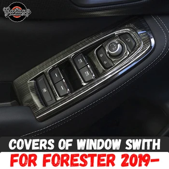 

Covers of window swith case for Subaru Forester 2019- Stainless steel molding 1 set / 4 pcs decoration car interior