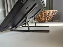 GOOJODOQ-Soporte para ordenador portátil, soporte de aleación de aluminio plegable, para Notebook, MacBook Pro y tableta