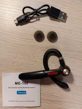 kebidu Single Business Ear-hook Bluetooth Headset 5.0 Support Button+Touch Control Earphone