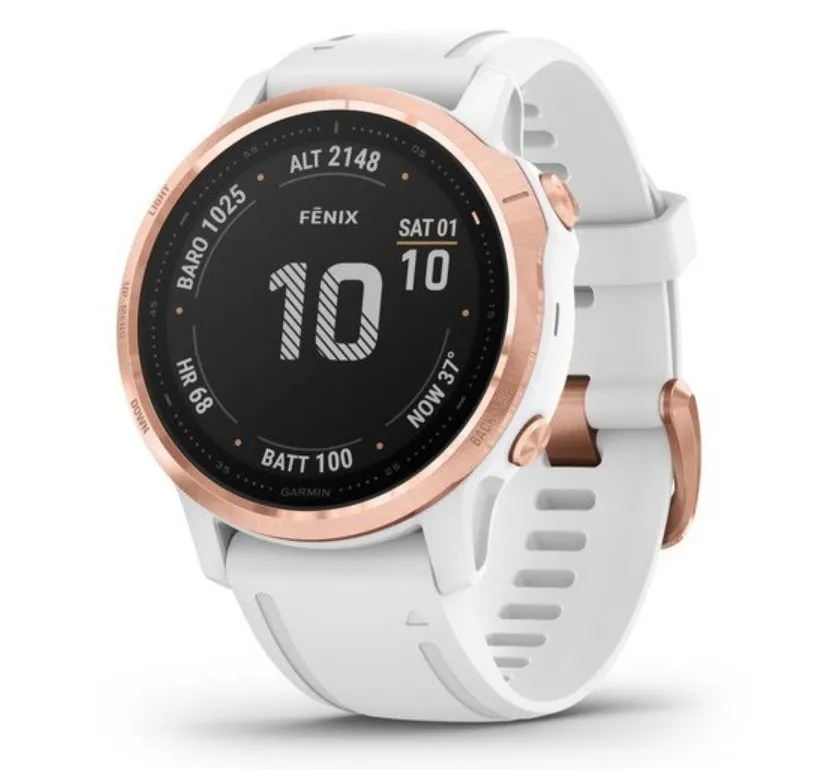 Garmin Fenix 6S pro rose gold with white strap | Спорт и развлечения