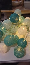 Led-String Chain Ball-Light Garland Party-Decoration Patio Wedding Christmas Halloween