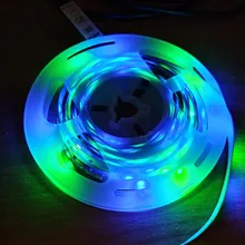Strip-Light Diode Tv-Background-Lighting Key-Control Desk-Screen Usb-Cable Flexible-Lamp