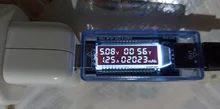 Voltímetro USB, medidor de voltaje de corriente, pantalla Digital LCD, probador de capacidad de batería, medición, indicador de carga USB