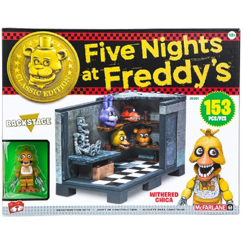 Конструктор ФНАФ 5 ночей с Фредди Бекстейдж(FNAF Five Nights at Freddy’s Backstage) на 153 детали