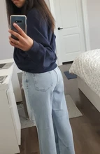 Pantalones vaqueros de talla grande para mujer, Jeans para novio, y2k, de cintura alta, rasgados para mamá, 2021