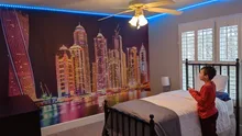 Mural Wall-Papers City-Building-Wall Dubai Home-Decor Background Living-Room Custom 3d