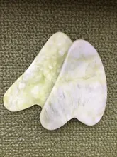 Masajeador de piedra Natural de cuarzo rosa, masajeador para terapia Facial y cuello, masajeador para tratamiento de salud, cuello cuerpo, gua sha