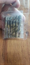 Brocas de taladro de tornillo de M3-M10, 6 uds., machos HSS, broca de combinación métrica para carpintería, acero de alta velocidad, titanio, 1/4 , hexagonal de cambio rápido