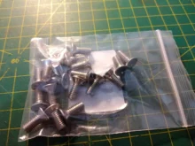 Furniture-Screw Flat-Bolt Countersunk-Head Small Mini 304-Stainless-Steel M2.5 M1.6 Cross-Phillips