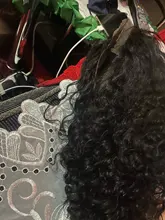 Pelucas de cabello humano peruano para mujeres negras, postizo de ondas profundas con cierre de encaje, 4x4