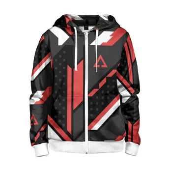 

Children's sweatshirt 3D with zipper CSGO cyrex pattern