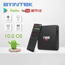 ТВ-приставка BYINTEK Android 10,0 OS,2G + 16G 2,4G WIFI Chipset3229, медиаплеер Netflix Hulu, медиаплеер 4K Youtube ТВ-приставка BYINTEK Android 10,0 OS,2G + 16G 2,4G WIFI Chipset3229, медиаплеер Netflix Hulu, медиаплеер 4K Youtube