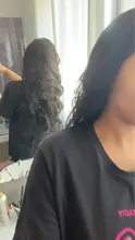 Kryssma-Largo ondulado peluca con diadema para mujeres negras, cabello sintético ondulado sin cuerpo de repuesto, 2020