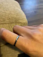 Diamon-anillo de compromiso de acero inoxidable para mujer, sortija de boda de 2MM de cristal pulido, romántico, oro rosa