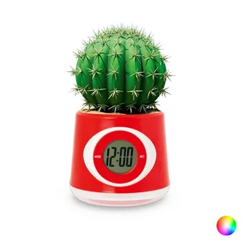 

Tabletop Flowerpot Clock Bicoloured 144450