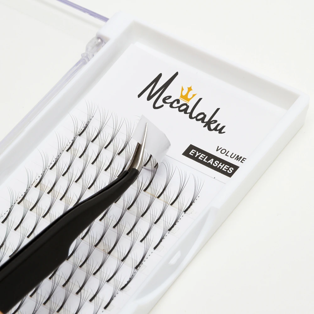 

Готовые широкие вееры Mecalaku 3d/4d/5d/6d/10d, русский объем, Профессиональные Накладные ресницы, искусственная норка