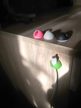 4 unid/set de organizador de cables, soporte de silicona para auriculares, gestión de cables, gestor de cables de escritorio