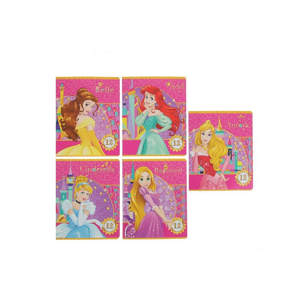 Тетрадь Disney Princess 12 листов линия "Принцессы"