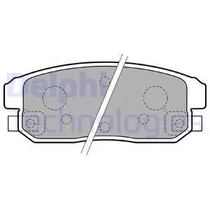 Колодки дисковые з.\ Mazda RX-8 2.6i, Suzuki Ignis 1.3/1.5i 01 D