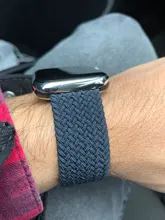 Correa de tela de nailon trenzada para Apple Watch, pulsera elástica de 44mm, 40mm, 38mm y 42mm para iWatch Series 6 SE 5 4 3, 2020
