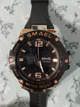 Reloj de pulsera deportivo para hombre, cronógrafo Digital LED con alarma y fecha automática, resistente al agua hasta 50M, informal, a la moda, 8033