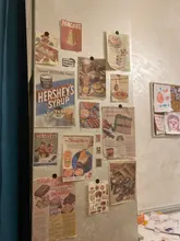 Póster Retro Ins, papel decorativo de pan, 13 hojas, accesorios para fotos, Postales creativas Diy, colocación, Adhesivo de pared de fondo