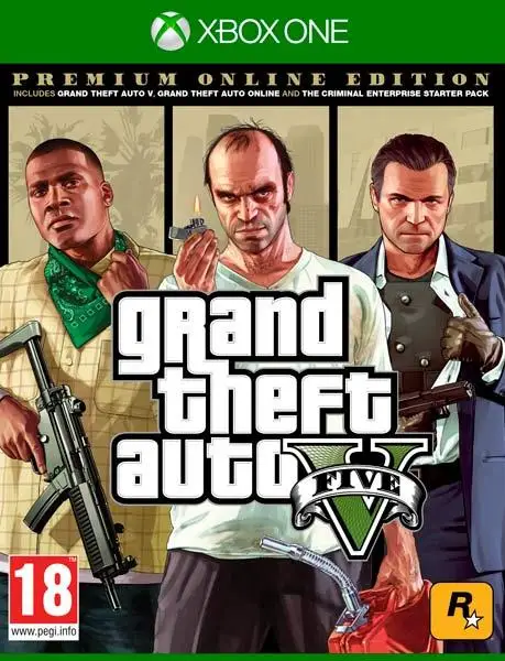 Игра GTA: Grand Theft Auto 5 (V) Premium Online Edition Русская Версия (Xbox One) | Электроника
