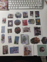 JIANWU-pegatina washi del mundo del Color 80 hojas, pegatina de gran capacidad, bolsa DIY, diario, cuarderno de recortes con pegatinas decorativas