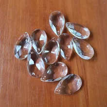 Pendant Jewelry Chandelier Suncatcher-Spacer Crystal-Prism Glass Faceted Clear Tear DIY
