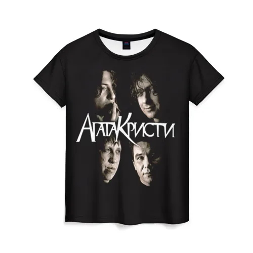 Женская футболка 3D Агата Кристи 2|Футболки| |