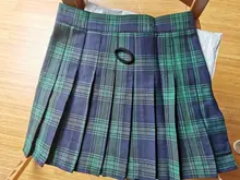 Verano de las mujeres Plaid Mini falda cintura alta Mujer Chic falda de moda de señoras de la Oficina fiesta informal en el Club corta plisada falda