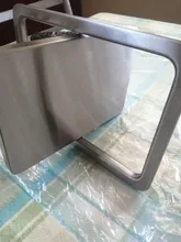 Can Balance-Swing Trash-Bin Kitchen-Counter-Top Garbage Stainless-Steel Flap-Lid-Cover