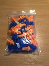 Tapones de silicona con cable para los oídos, Protector reutilizable para auriculares con reducción de ruido, 10 Uds.