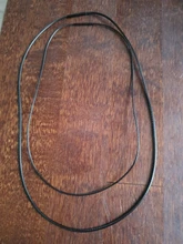 Collar de cadena de cuero negro para mujer y hombre, cuerda trenzada encerada hecha a mano, collar con cierre de acero inoxidable, joya con cadena y pendiente