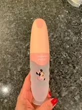 Disney-cuchara para pasta de arroz para bebé, botella de leche de silicona suave, suplemento de alimentos para bebés, artefacto para apretar, cuchara para arroz y fideos