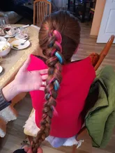 Alileader-extensiones de cabello con Clip para mujer, extensiones de cabello liso con degradado, de alta temperatura, 57 colores