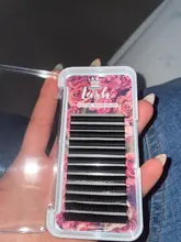 Pestañas postizas artificiales de visón, pestañas nuevas voluminosas y radiantes, 1 unidad con pestañas de 0,05/0,07/0,10 y curvatura C o D, mágicas, fáciles de poner, para hacer efecto abanico fácilmente