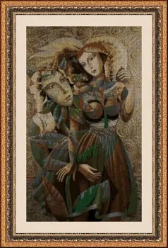 

CROSS STITCH KIT PANDATHREAD MODERN AND SURREAL 33080