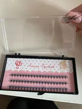 60 uds mujeres Pro negro pestañas maquillaje individuales grupos belleza de seda pestañas injerto falsas pestañas envío rápido