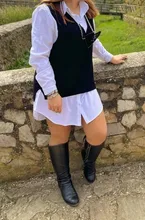 Blusas informal de manga larga para otoño camisa blanca mujer de talla grande para Estilo Vintage rosa 2020