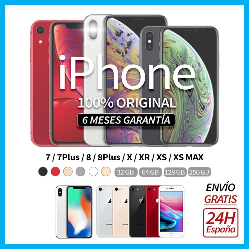 Mobile iPhone X/XR/XS MAX/7/7 PLUS/8 Black Pink gold silver gray Special 32 64 128 256 GB Apple unlocked free shipping second hand Mobile iPhone X/XR/XS MAX/7/7 PLUS/8 Black Pink gold silver gray Special 32 64 128 256 GB Apple unlocked free shipping second hand