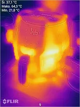 MIUI 3.8L Electric Air Fryer Oil-Free 360° Baking Technology Home Deep fryer Oven French