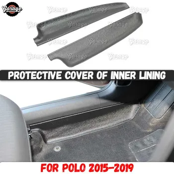 

Guards of inner door sills for Volkswagen Polo Sedan 2015-2019 ABS plastic accessories protect of carpet car styling tuning