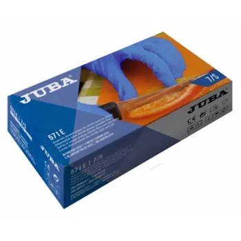 

Disposable glove M08 unpowdered 571E nitrile VIOL JUBA 200