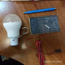 Light-Bulb Solar-Lamp Garden-Courtyard Outdoor Waterproof Energy-Saving Emergency 