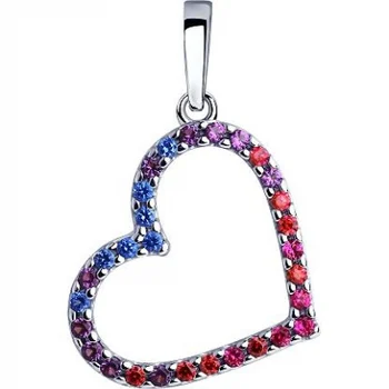 

Sokolov pendant with cubic zirconia and corundum Silver