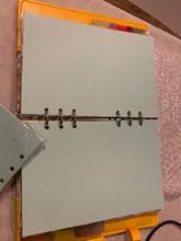 Cuaderno de hojas sueltas A5 A6, 40 hojas, recambio de papel, carpeta espiral, índice de páginas internas, planificador diario semanal mensual